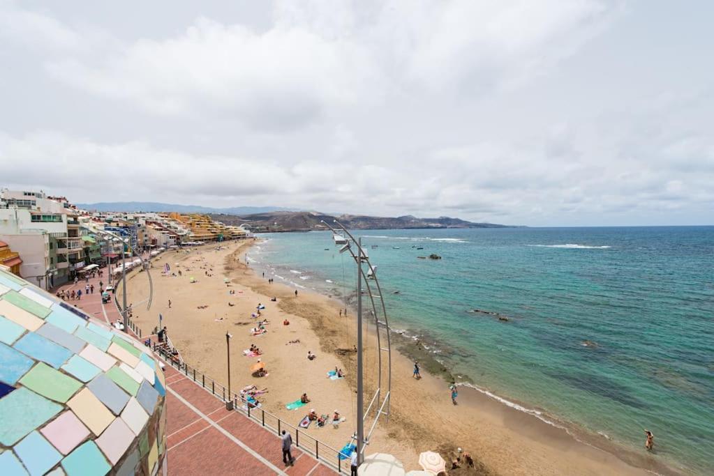 Sunrise-Sunset Amazing Seaviews Las Canteras Beach Apartment Las Palmas de Gran Canaria Exterior photo