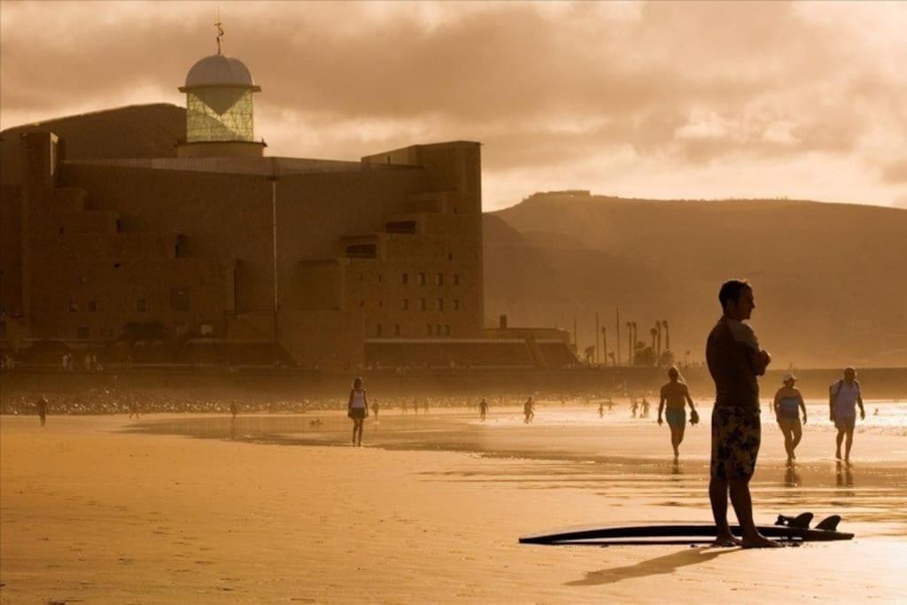 Sunrise-Sunset Amazing Seaviews Las Canteras Beach Apartment Las Palmas de Gran Canaria Exterior photo